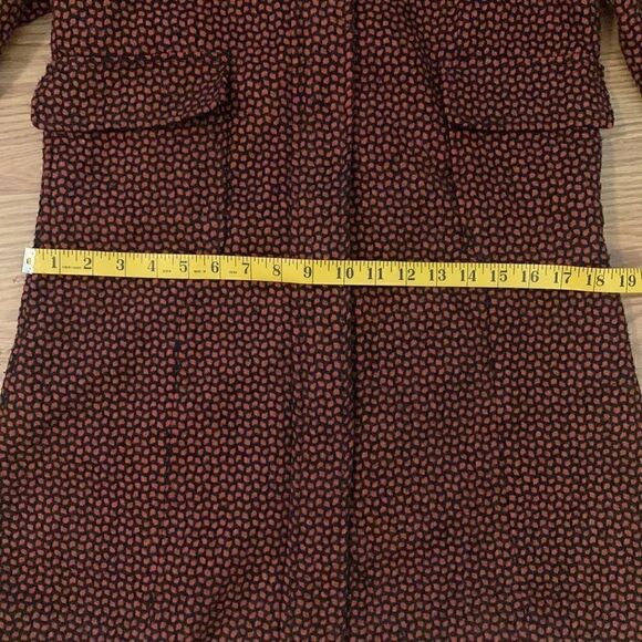 Rouge Par Womens Wool Cotton Blend Coat Hood Size S - Picture 8 of 15